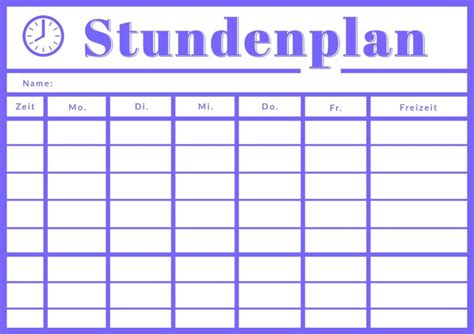 stundenplan erstellen uni online.